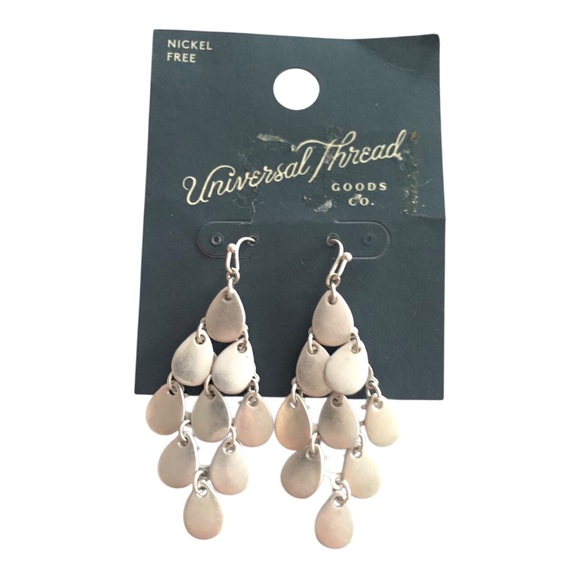 Universal Thread Silver Chandelier Earrings - Picture 6 of 6